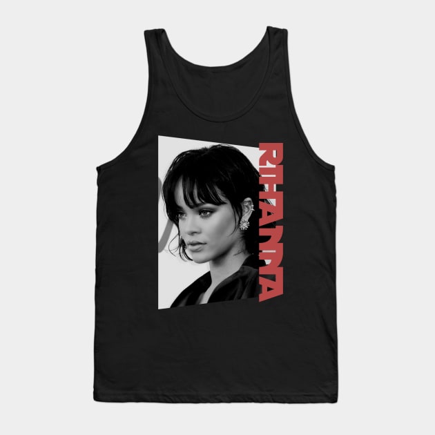 rihanna - monochrome style Tank Top by BUBBLEMOON